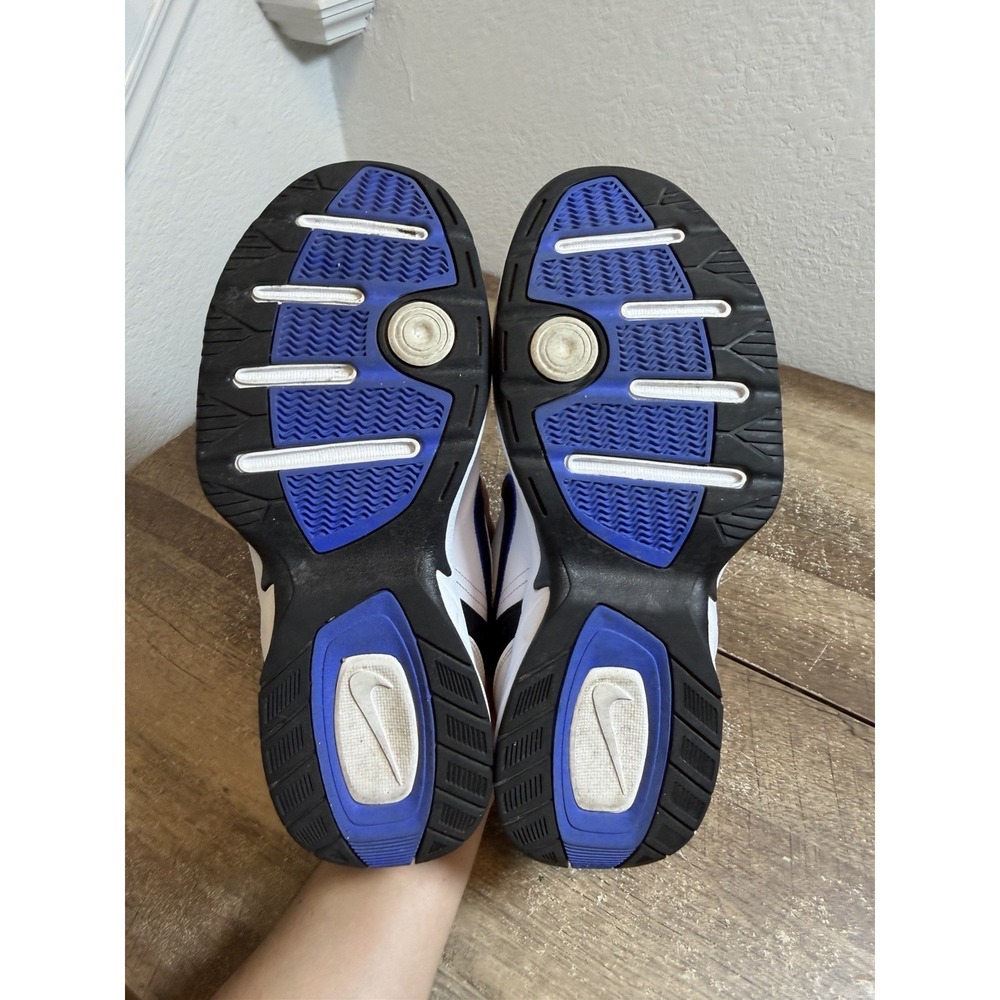 Nike Air Monarch IV Black White Royal Blue Training Shoes Mens Size 9.5 W - Picture 6 of 8